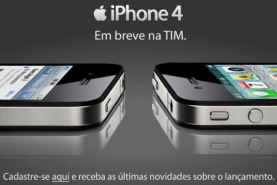 TIM inicia cadastro de interessados no iPhone 4