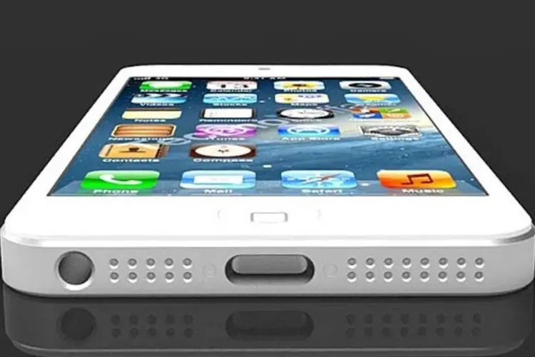 Ilustração mostra como poderá ser o iPhone 5: de acordo com os rumores, o iPhone 5 deve ser anunciado no dia 12 de setembro (Blackpool Creative / Reprodução)