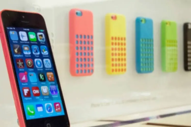 iPhone 5c: o iPhone da Apple tem ampla vantagem nessa conta, alcançando 42% no último trimestre do ano (Getty Images)