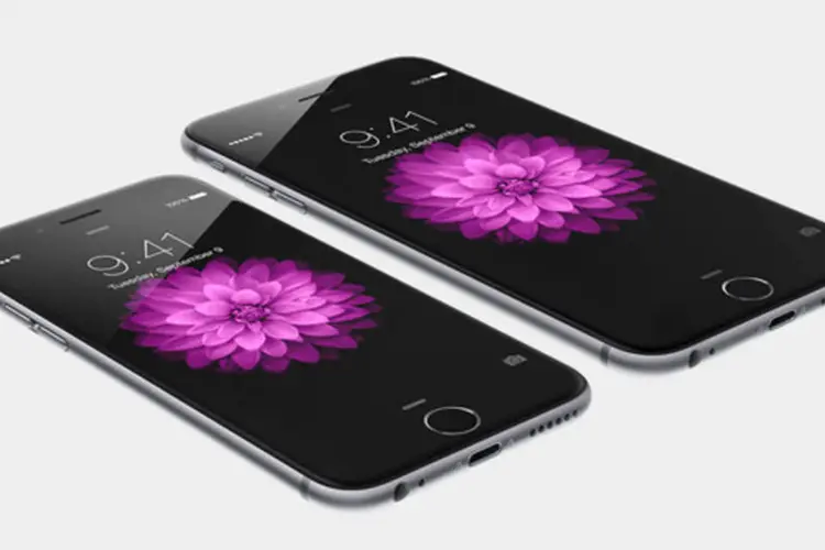 
	iPhone 6: modelo maior, o iPhone 6 Plus, se esgotou ap&oacute;s poucas horas de venda
 (Divulgação/Apple)