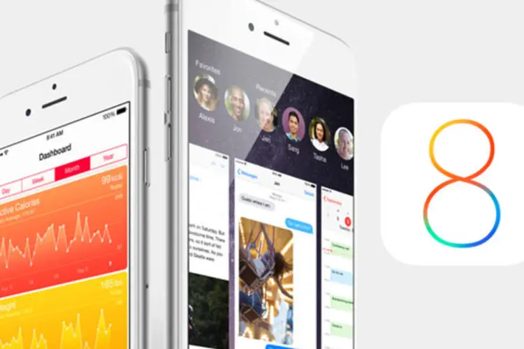 
	iOS 8: a atualiza&ccedil;&atilde;o faz com que as chamadas de voz e o Touch ID falhem
 (Divulgação/Apple)