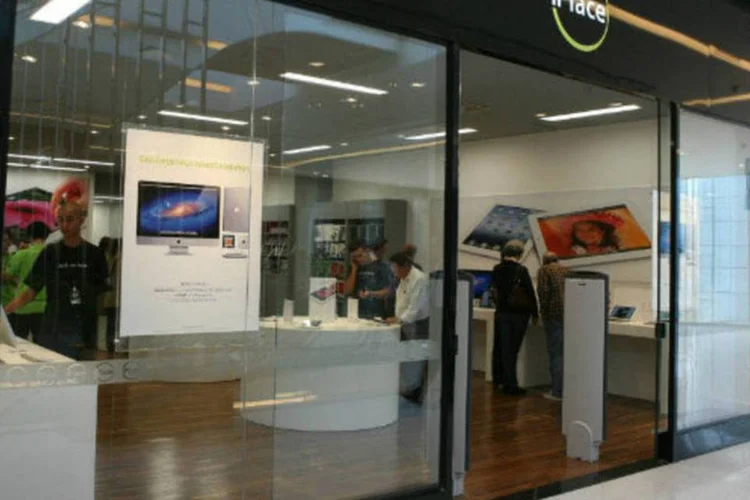 
	Loja iPlace, que vende produtos autorizados da Apple, no shopping JK Iguatemi, em S&atilde;o Paulo
 (Divulgação)