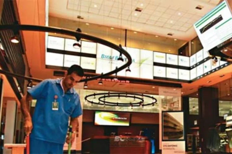 BM&F Bovespa após o IPO da BR Properties, em março: o desconto no preço inicial das ações virou praxe (.)