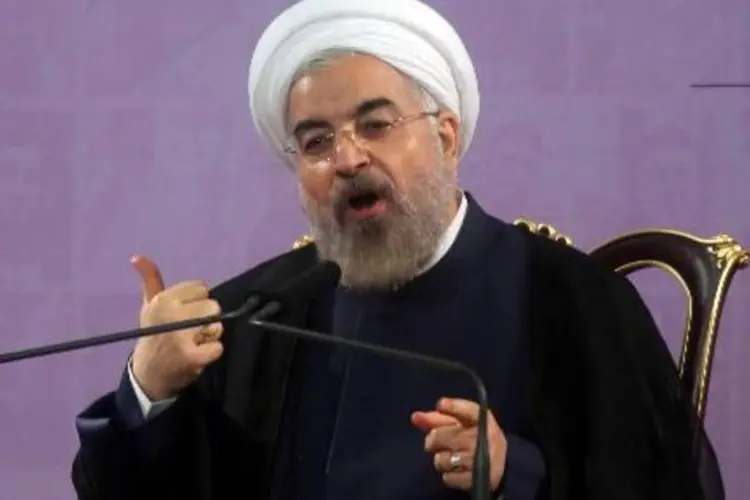 Hassan Rohani: presidente iraniano afirmou que o EI foi derrotado em solo sírio (Atta Kenare/AFP/AFP)