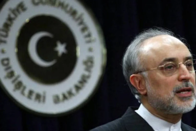 O ministro das Relações Exteriores, Ali Akbar Salehi: "a duração da missão é de três dias, mas, se desejarem, poderá ser prolongada" (Adem Altan/AFP)