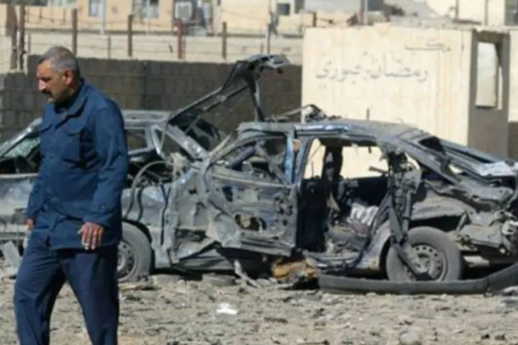 O Estado Islâmico do Iraque antecipou que anunciará mais tarde os detalhes de como se deu os atentados da véspera (Marwan Ibrahim/AFP)