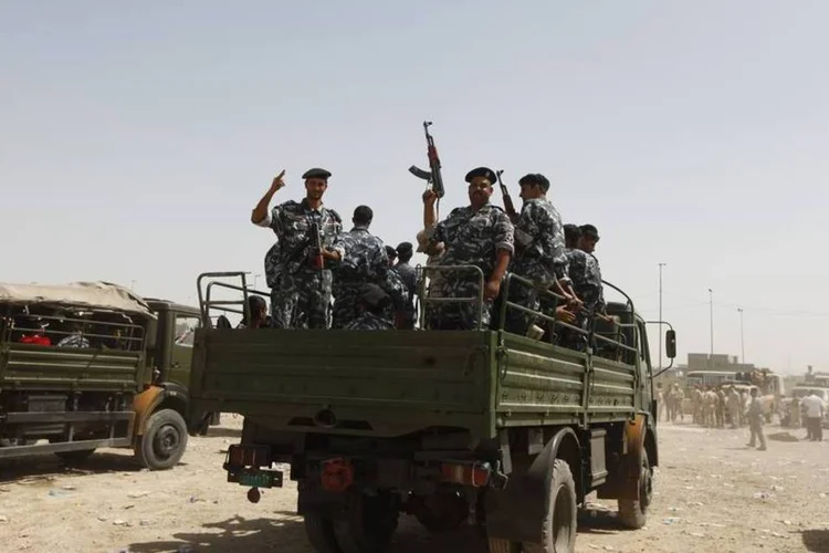 
	Ex&eacute;rcito iraquiano: cerca de 100 trabalhadores indianos estavam vivendo em &aacute;reas dominadas pelo grupo EIIL
 (Ahmed Saad/Reuters)