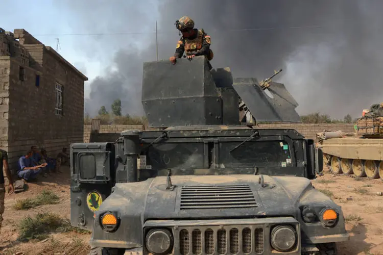 
	For&ccedil;as iraquianas: dezenas de jihadistas, entre eles suicidas e franco-atiradores, morreram nos combates
 (Stringer/Reuters)