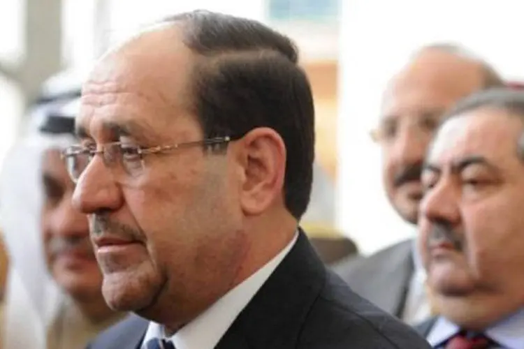 
	O primeio-ministro iraquiano, Nuri al-Maliki: &quot;s&atilde;o gastas somas astron&ocirc;micas para agravar os conflitos religiosos&quot;
 (Yasser al-Zayyat/AFP)