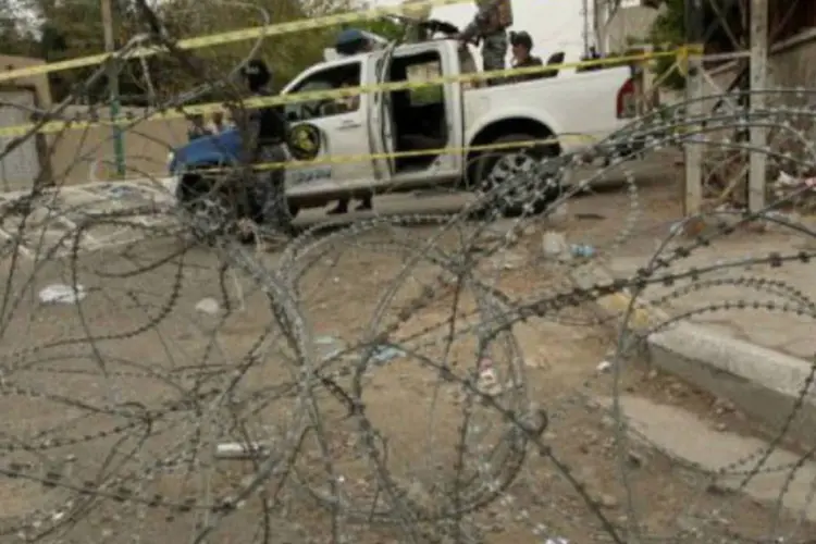 
	Soldados no Iraque: a a&ccedil;&atilde;o terminou com nove policiais mortos e seis feridos
 (AFP)