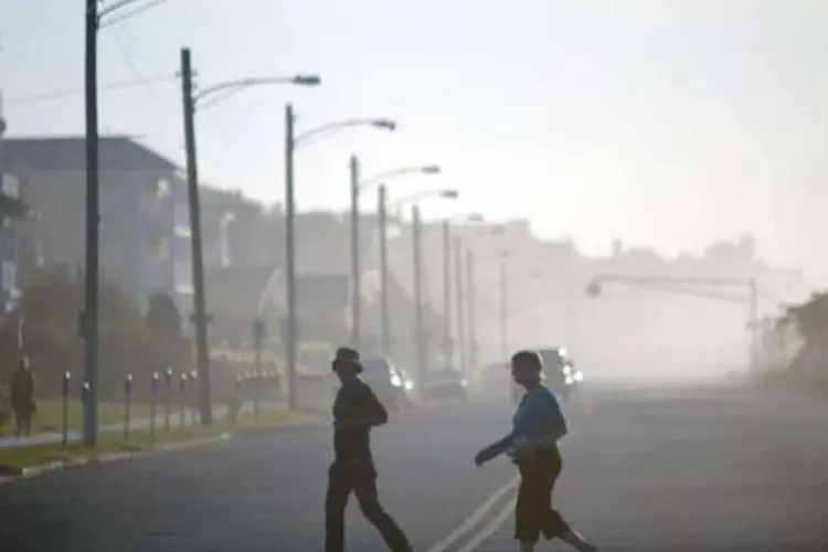 
	Nevoeiro em cidade litor&acirc;nea nos EUA: de 80 a 120 feridos foram hospitalizados e de oito a dez est&atilde;o em estado grave
 (Getty Images)