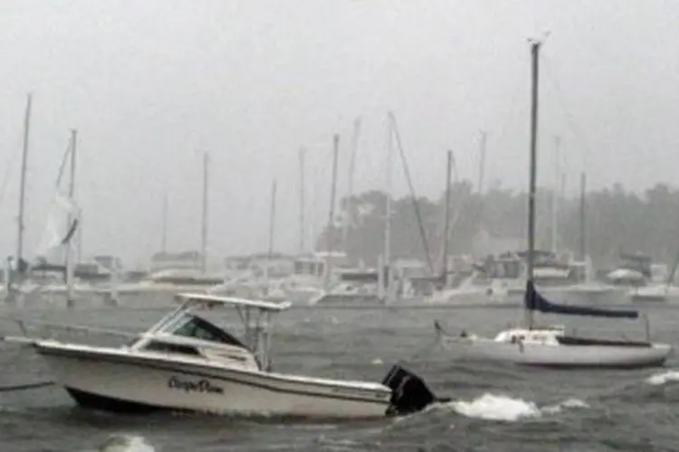 Irene, o mais potente dos 3 últimos furacões, deixou um rastro de danos
 (Don Emmert/AFP)