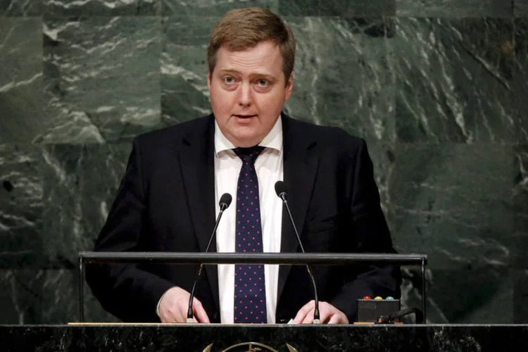 
	Premier da Isl&acirc;ndia: Gunnlaugsson &eacute; a primeira figura a ser derrubada pelo vazamento de mais de 11 milh&otilde;es de documentos financeiros do escrit&oacute;rio panamenho Mossack Fonseca
 (Carlo Allegri / Reuters)