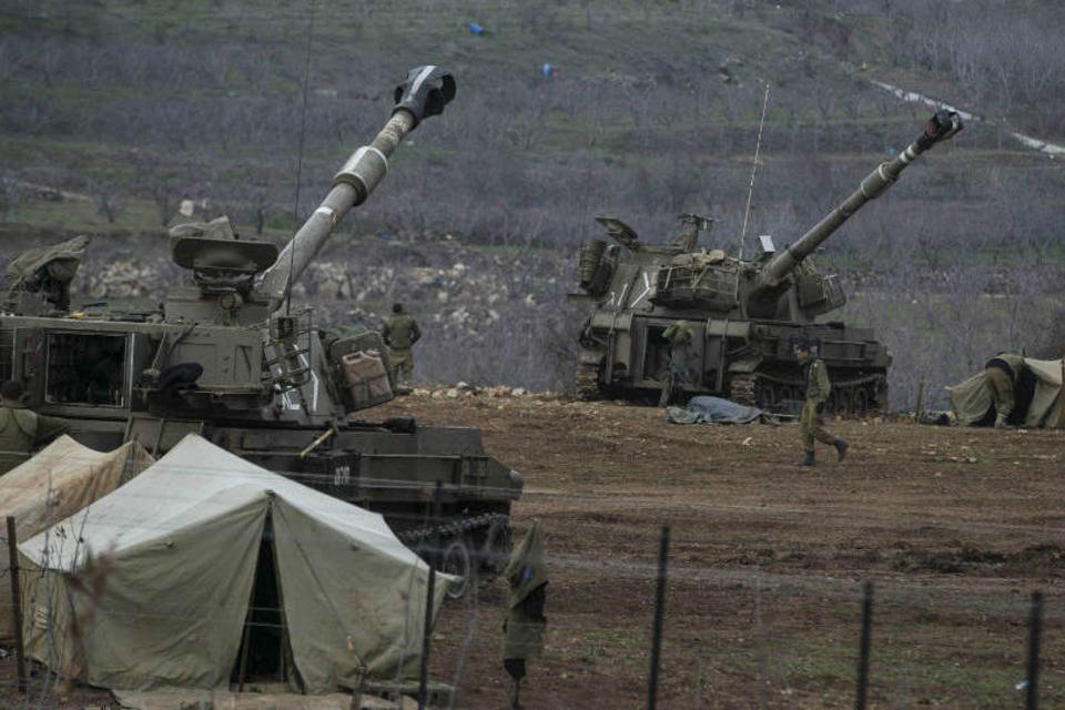 Dois foguetes da Síria atingiram Colinas de Golã, diz Israel