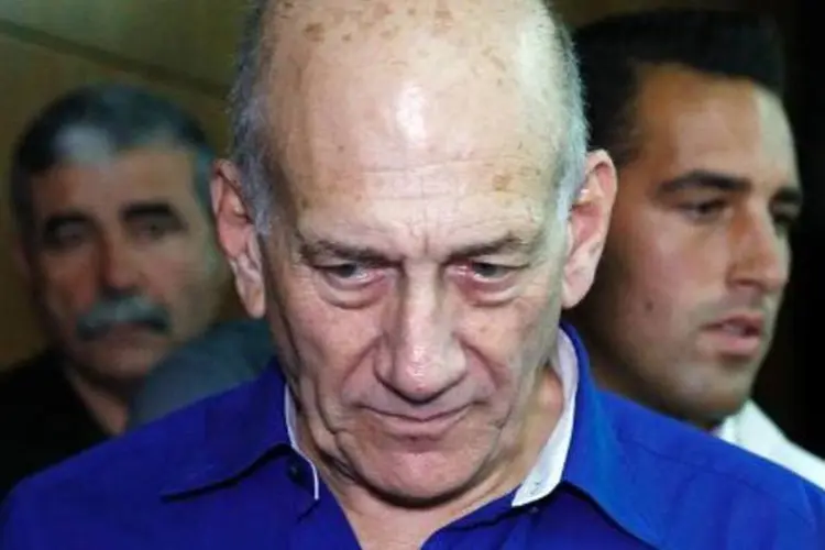 Ex-premiê de Israel Ehud Olmert: Olmert é envolvido em vários casos de corrupção (Finbarr OReilly/AFP)