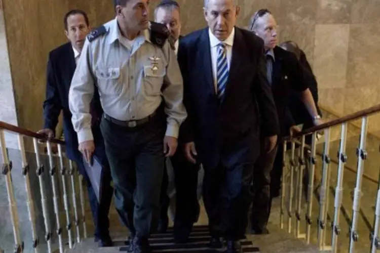 Benjamin Netanyahu: o primeiro-ministro não falou diretamente sobre a decisão do presidente dos EUA de esperar aprovação do Congresso para uma ação militar na Síria (Getty Images/Abir Sultan)