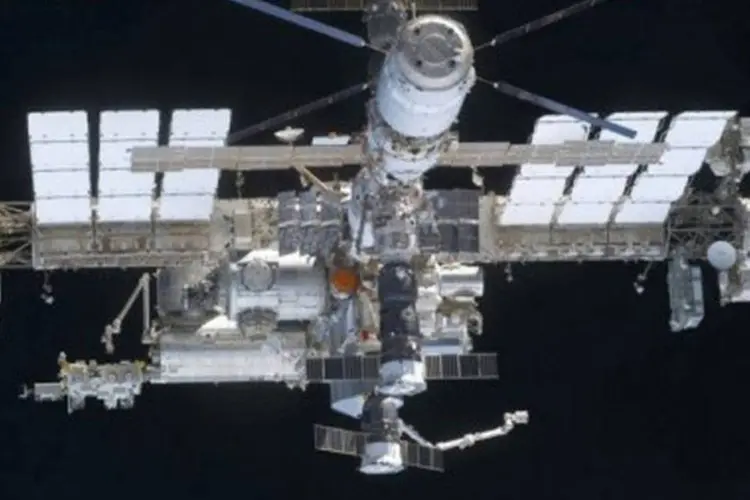 ISS: primeiro voo aconteceu em 2002, quando a estação espacial estava sendo montada (©AFP/NASA)