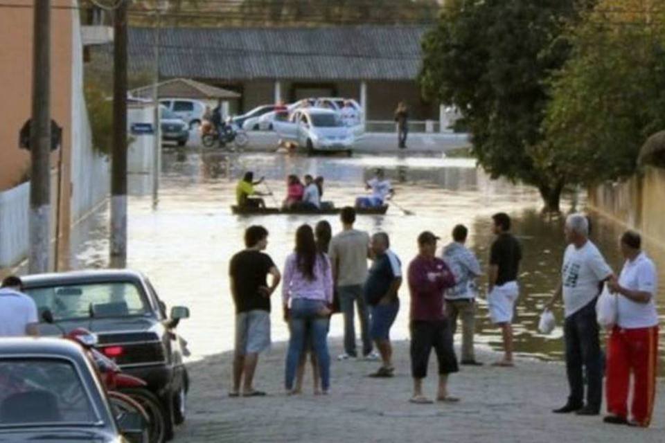 Sobe para 8 o número de municípios catarinenses em calamidade pública por chuvas