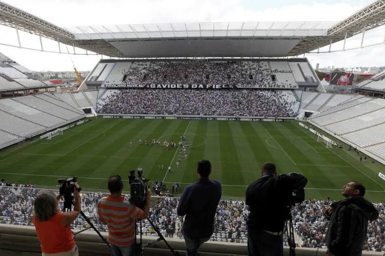 Itaquerão: TJ considerou constitucional a Lei Municipal que concedia incentivos fiscais para a construção da Arena Corinthians (Paulo Whitaker/Reuters)