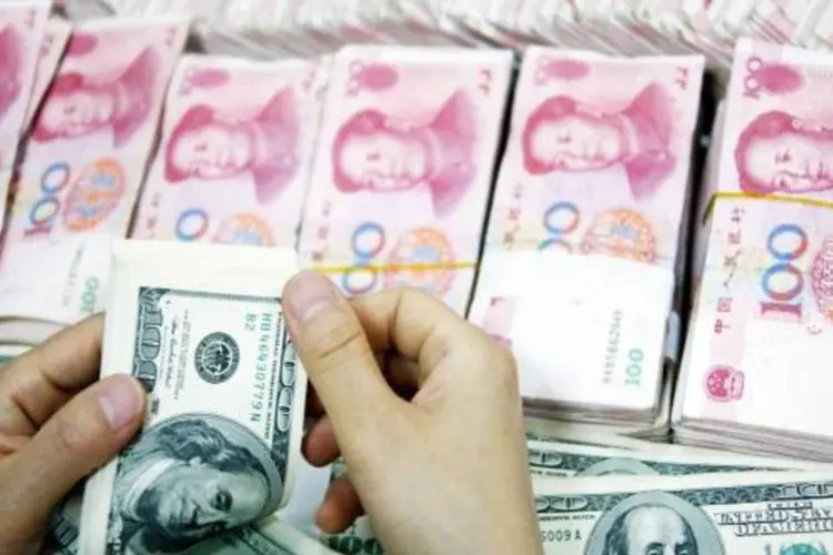 Maior credor internacional de Washington, a China tem US$ 3,2 trilhões em reservas internacionais, 70% dos quais aplicados em ativos denominados em dólar (Getty Images)