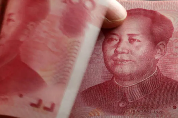Iuane: moeda chinesa acumula alta de cerca de 0,6 por cento até agora neste ano, tendo perdido quase 7 por cento em 2016 (Tomohiro Ohsumi/Bloomberg)