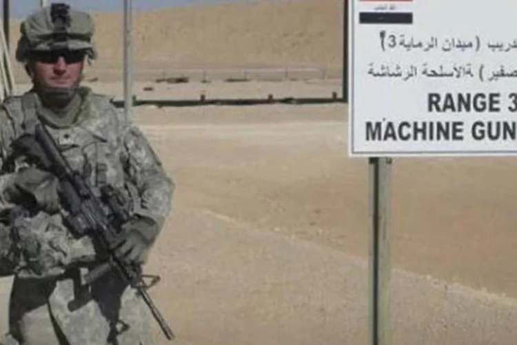 Soldado Ivan Lopez durante operação no Iraque entre 2007 e 2008, em serviço para a Guarda Nacional de Porto Rico (Puerto Rico National Guard/Divulgação via Reuters)