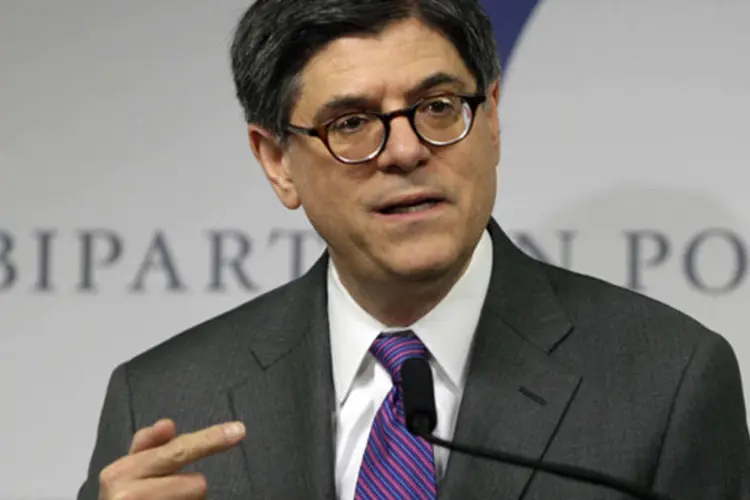 
	Jack Lew: ele pediu a Europa a fazer mais uso de pol&iacute;ticas fiscais para refor&ccedil;ar est&iacute;mulos monet&aacute;rios para impulsionar o crescimento
 (Gary Cameron/Reuters)