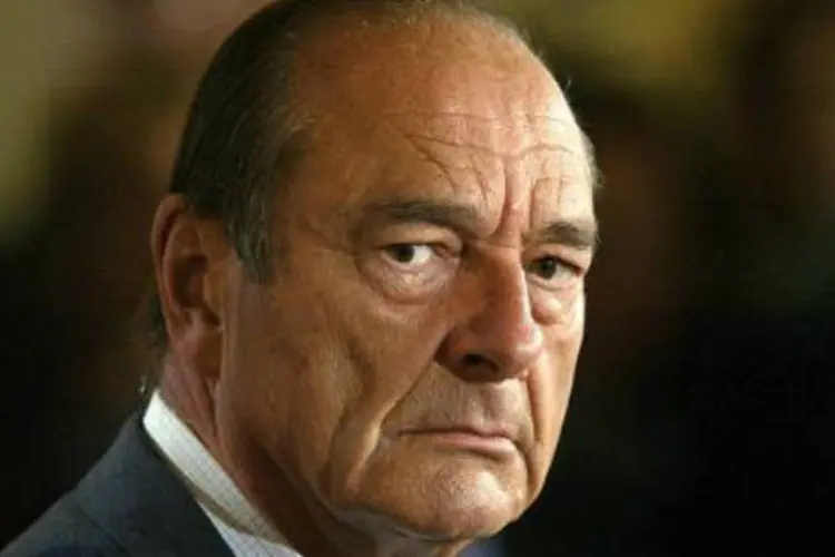 O ex-presidente francês Jacques Chirac, em 2004: Chirac governou a França de 1995 a 2007 (Patrick Kovarik/AFP)