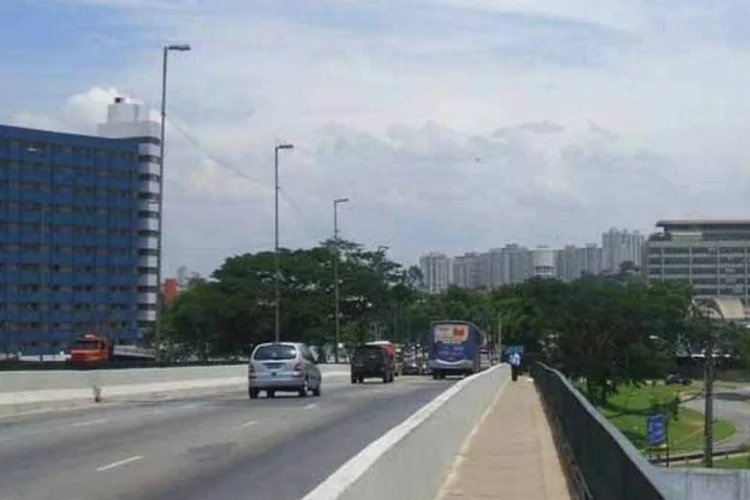 Ponte do Jaguaré (FOTO DE ARQUIVO): Não há previsão de quando a via será liberada (Google Maps/Reprodução)