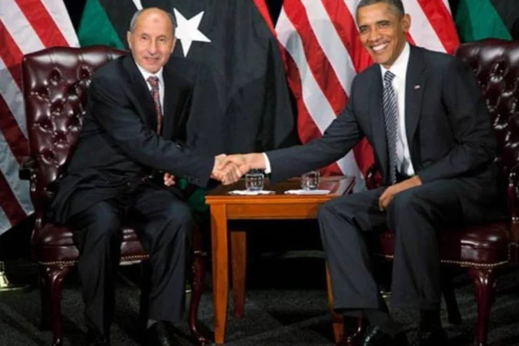 Mustafá Abdul Jalil, presidente do CNT se reuniu com Barack Obama e outros líderes mudiais (Getty Images)