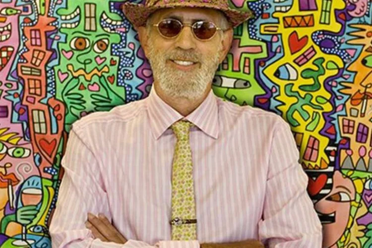 Rizzi ganhou fama mundial nos anos 1960 por suas esculturas de papel em três dimensões com personagens infantis, cores fortes e muitas flores (Reprodução/jamesrizzi.com)