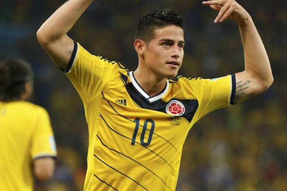 James Rodríguez supera Neymar nos números da Copa