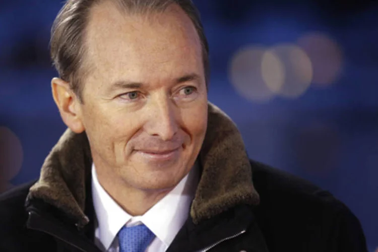 James Gorman, executivo do Morgan Stanley: banco lucrou US$0,45 por ação, acima da média de estimativas de analistas de US$0,43, de acordo com pesquisa (Bloomberg)