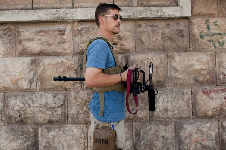 
	James Foley, jornalista americano, na S&iacute;ria: sequestrado nos idos de 2012, Foley foi morto h&aacute; poucos meses pelo Estado Isl&acirc;mico
 (Nicole Tung/ Free James Foley)