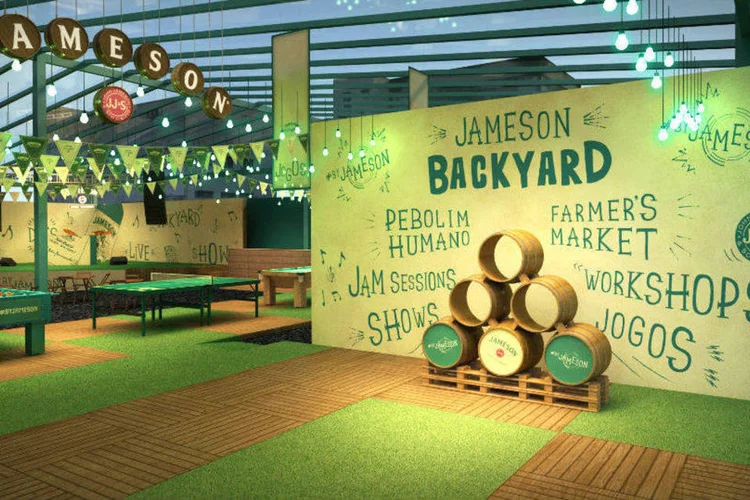 Espaço da Jameson em São Paulo: finais de semana com música, arte e gastronomia (Divulgação)