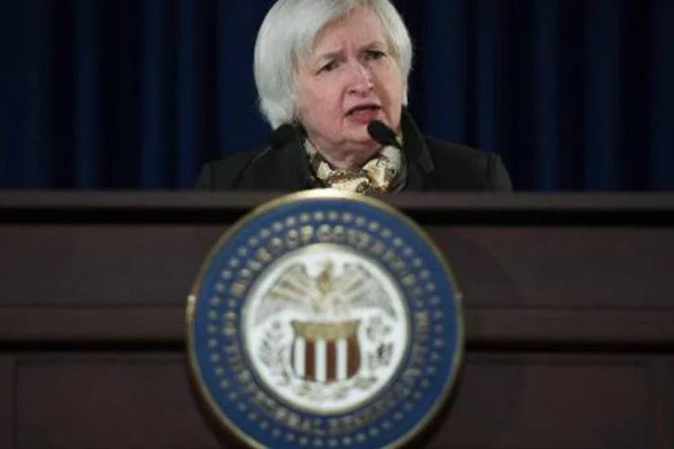 
	Janet Yellen: &quot;Sempre existe o risco de uma recess&atilde;o... e acontecimentos financeiros globais podem produzir uma desacelera&ccedil;&atilde;o da economia&quot;
 (Jim Watson/AFP)