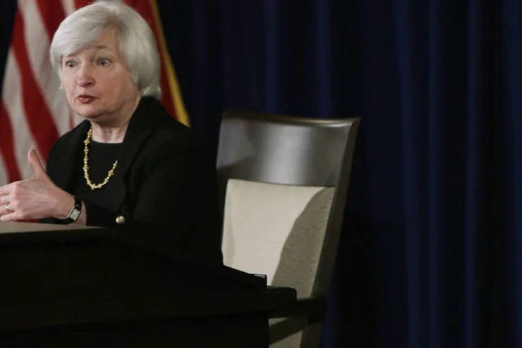 Janet Yellen: "A conjuntura europeia faz parte dos riscos que pesam sobre a economia mundial" (Gary Cameron/Reuters)