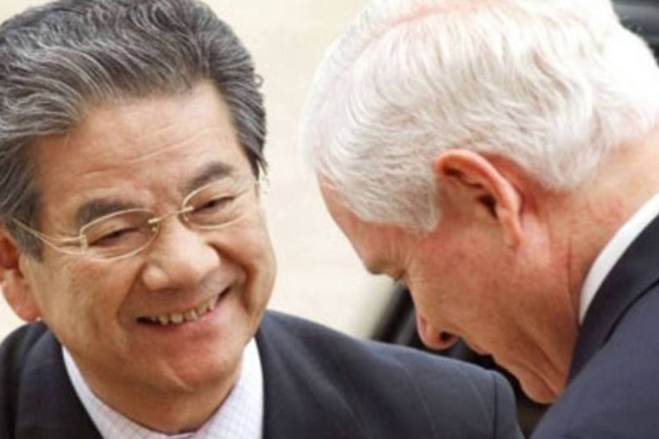 Secretário americano de Defesa, Gates, recebe Kitazawa no Pentágono (.)