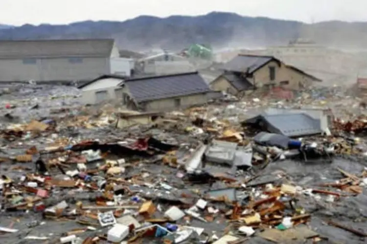 Terremoto no Japão: cidades litorâneas debaixo d'água (Reprodução)