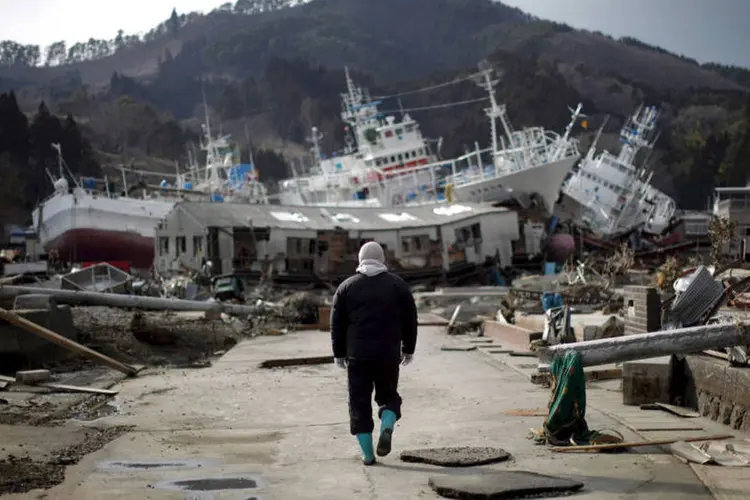 
	Destrui&ccedil;&atilde;o: os especialistas predizem que ocorrer&aacute; um forte terremoto nas pr&oacute;ximas d&eacute;cadas
 (Carlos Barria / Reuters)