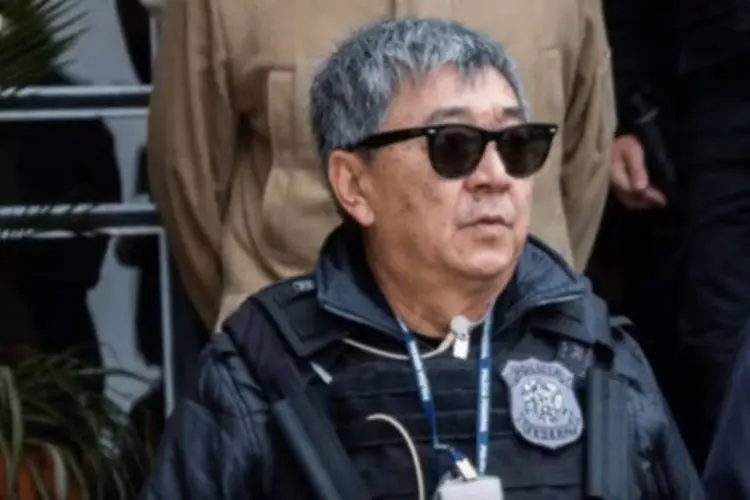 Agente da PF, Newton Ishii: o agente da PF também tinha suas pendências judiciais (YouTube/Reprodução)