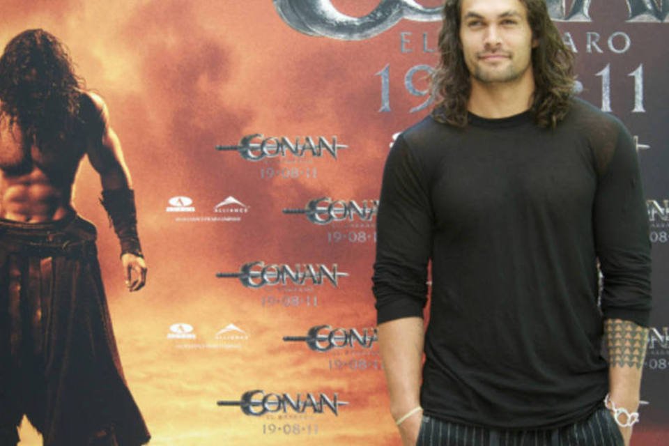 Jason Momoa busca o sucesso com papel de Conan no cinema