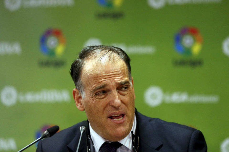 Futebol é motor econômico da Espanha, diz presidente da liga