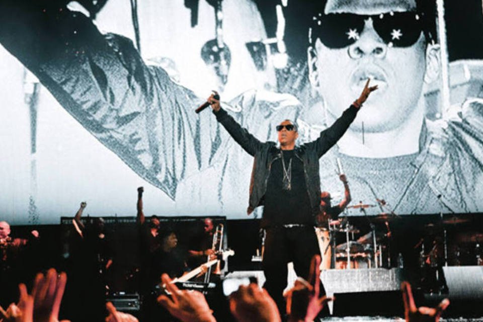 O rapper Jay-Z: não somente um artista popular, mas também um empresário de sucesso (Chad Batka)