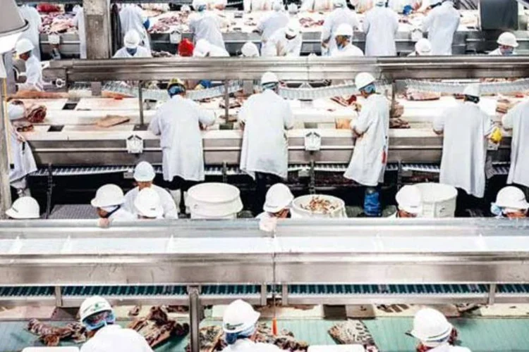
	Desde o come&ccedil;o do m&ecirc;s, as a&ccedil;&otilde;es da JBS acumulam ganhos de 7,25%
 (Gilberto Tadday/EXAME)