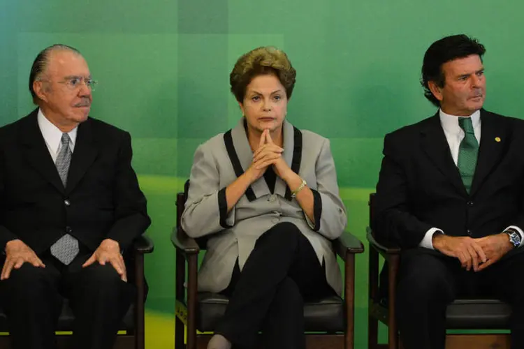 Dilma Rousseff na cerimônia de sanção do Código de Processo Civil, em 16/03/2015 (José Cruz/ Agência Brasil)