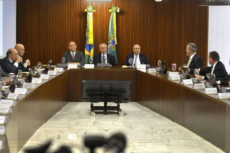 
	Temer e seus ministros: 7 deles foram citados na Lava Jato
 (Agência Brasil)
