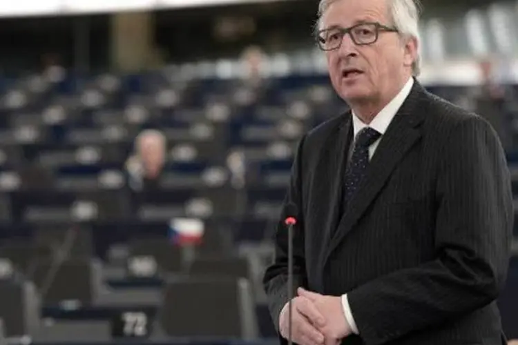 O presidente da Comissão Europeia, Jean-Claude Juncker: ele abriu recentemente a porta para pequenas alterações ao Tratado da UE (Frederick Florin/AFP)