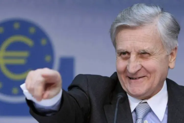 O BCE, presidido por Trichet, ainda tem dúvidas sobre a solidez financeira da Espanha (Ralph Orlowsk/Getty Images)