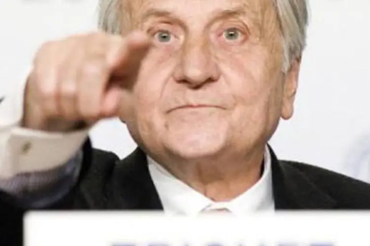 Jean-Claude Trichet: "A implementação rápida e completa das decisões é agora absolutamente decisiva" (Fabrice Coffrini/AFP)